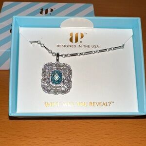 Bomb party March 2026 necklace - rhodium